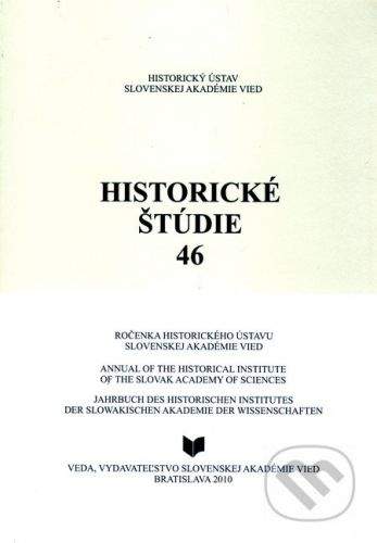 VEDA Historické štúdie 46 -