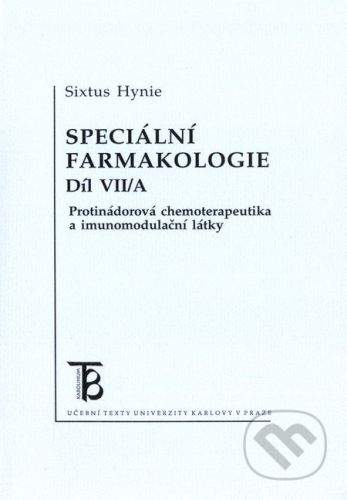 Karolinum Speciální farmakologie 7/A - Sixtus Hynie