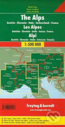 The Alps 1 : 500 000 - freytag&berndt