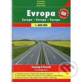 freytag&berndt Evropa - autoatlas 1:800 000 -