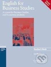 Cambridge University Press English for Business Studies - Teacher's Book - Ian Mackenzie