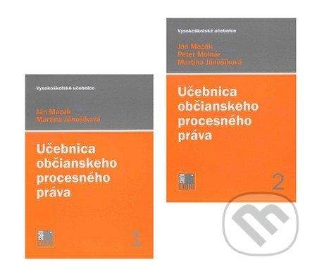 IURIS LIBRI Učebnica občianskeho procesného práva 1+2 - Ján Mazák, Mária Jánošíková, Peter Molnár