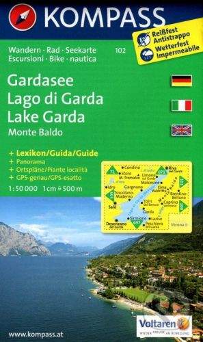 Kompass Gardasee / Lago di Garda / Lake Garda -