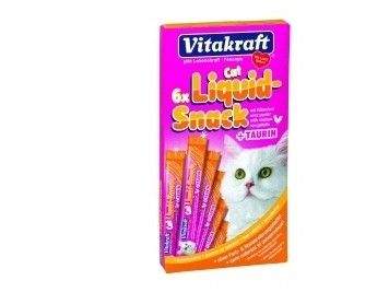 Vitakraft Cat Liquid-Snack kuře & taurin 6x15 g
