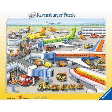 RAVENSBURGER puzzle "Na letišti" 40 dílů