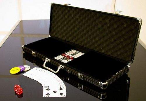 OEM Hliníkový kufr na 500 ks žetonů s příslušenstvím