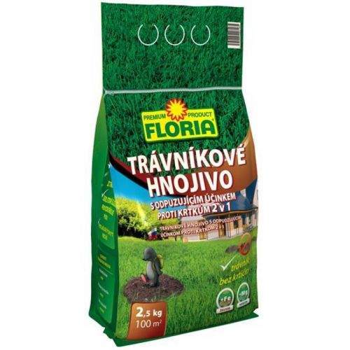 Agro Floria trávníkové s odpuzujícím účinkem proti krtkům 2,5 kg