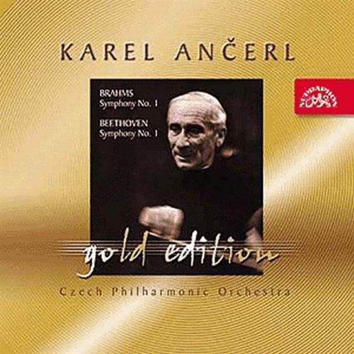 Česká filharmonie / Karel Ančerl - Ančerl Gold Edition 9 Brahms : Symfonie č. 1 c moll / Beethoven :Symfonie č. 1 C dur