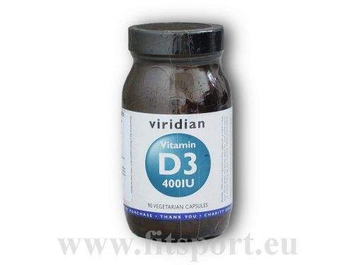 Viridian Vitamin D3 400IU 90 kapslí