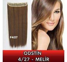 Clip in vlasy - 60 cm dlouhý pás vlasů - odstín 4/27 - melír SVĚTOVÉ ZBOŽÍ