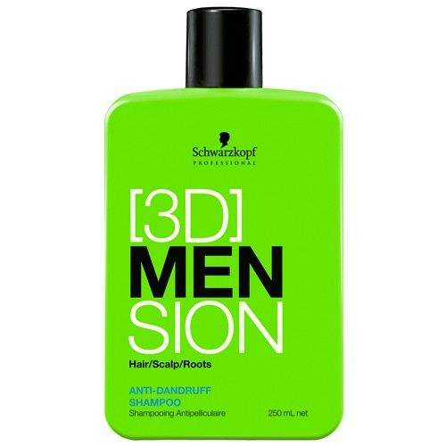 Schwarzkopf Professional Šampon proti lupům pro muže 3D (Anti-Dandruff Shampoo) 1000 ml