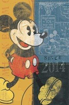 W. Disney Mickey Retro diář 2014