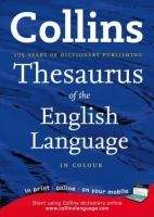 Harper Collins UK COLLINS THESAURUS OF ENGLISH LANGUAGE - COLLINS
