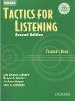 OUP ELT BASIC TACTICS FOR LISTENING Second Edition TEACHER´S BOOK WI...