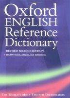 OUP References OXFORD ENGLISH REFERENCE DICTIONARY 2nd Edition - PEARSALL, ...