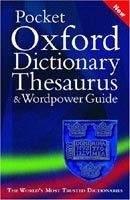 OUP References POCKET OXFORD DICTIONARY, THESAURUS AND WORDPOWER GUIDE - HA...