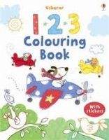 Usborne Publishing 123 Colouring Book with Stcikers - LAMB, S.