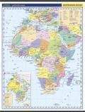 Kartografie PRAHA, a. s. Afrika -školní- politické rozdělení - nástěnná mapa - 1:10 0...
