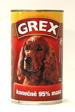 Jeseničan GREX konzerva pes hovězí 1280 g