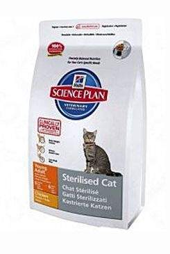 Hill´s Pet Nutrition Feline Dry Adult Young Sterilized Chicken1,5 kg
