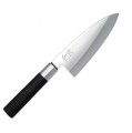 KAI Nůž WASABI BLACK Deba, délka ostří 15,5 cm