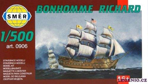 SMĚR Plachetnice BONHOMME RICHARD 1:500