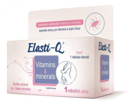 Elasti-Q Vitamins & Minerals s post.uvolňov.30 tablet