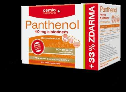 Cemio Panthenol 40 mg s biotinem 60+20 tobolek