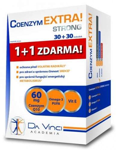 Coenzym EXTRA! Strong 60 mg DaVinci 30+30 tobolek