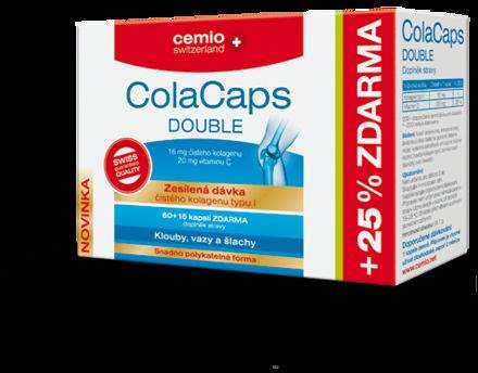 Cemio ColaCaps DOUBLE s vitaminem C 60+15 tablet