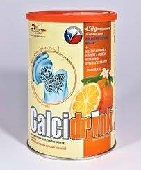 Calcidrink nápoj pomeranč 450 g