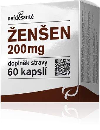 Ženšen 200 mg 60 kapslí
