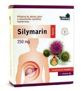 Silymarin forte 250 mg+vitamin D 40 tablet