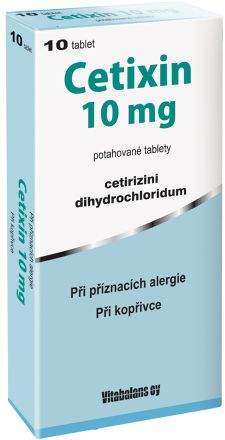 Cetixin 10 mg 10x10 mg