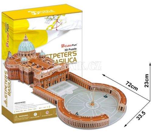 CubicFun 3D Bazilika sv.Petra 144 dílků