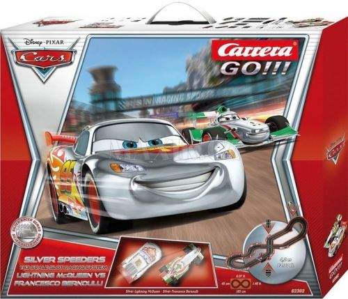 Carrera GO! Disney Cars 2 Silver Speeders