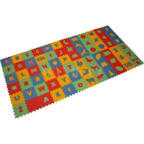 Malý Génius Pěnový koberec 8 mm 72 dílků