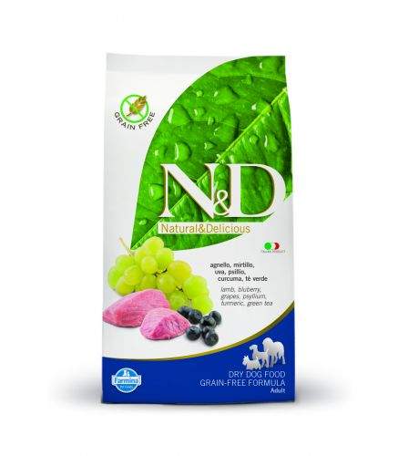 N&D Grain Free DOG Adult Lamb & Blueberry 12 kg