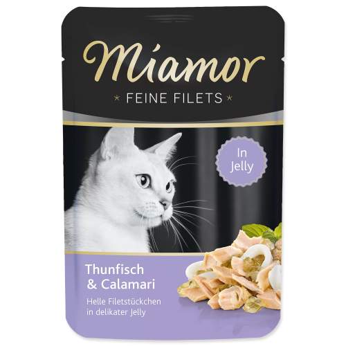 Finnern Miamor Filet tuňák + kalamáry 24 x 100 g