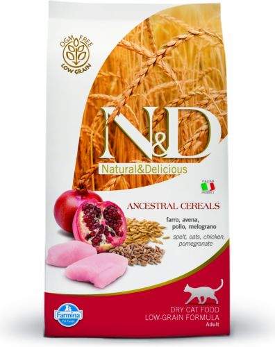 N&D Low Grain CAT Adult Chicken & Pomegranate 1,5 kg