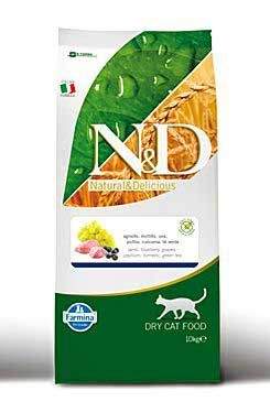 N&D Grain Free CAT Adult Lamb & Blueberry 10 kg