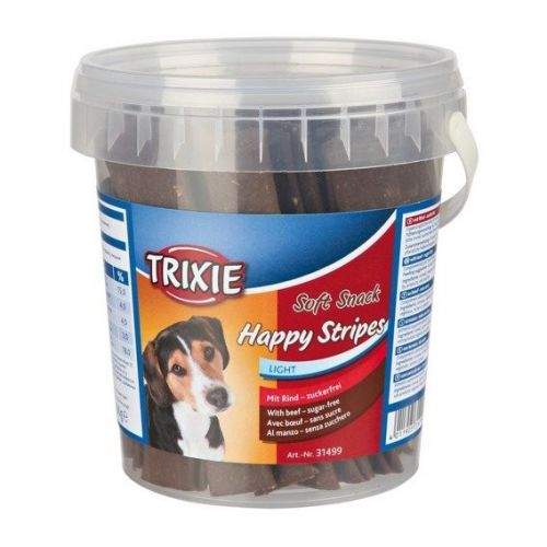 TRIXIE Soft Snack Happy Stripes Hovězí pásky 500 g