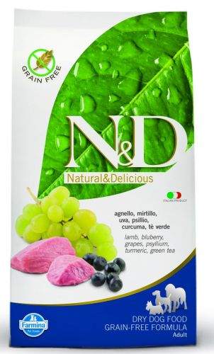 N&D Grain Free DOG Adult Lamb & Blueberry 800 g