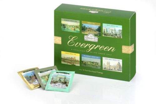 Ahmad Tea Evergreen Dárkové balení čajů 60 ks