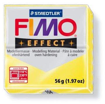 STAEDTLER FIMO effect transparentní žlutá 56 g
