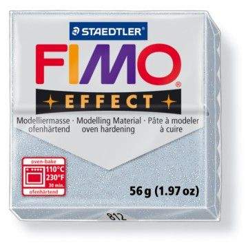 STAEDTLER FIMO effect stříbrná 56 g