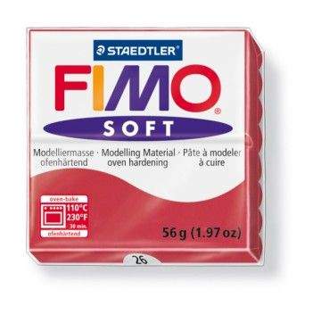 STAEDTLER FIMO soft tmavě červená 56 g