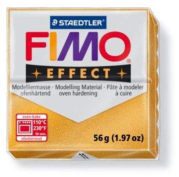 STAEDTLER FIMO effect metalická zlatá 56 g