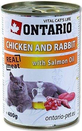 ONTARIO Chicken, Rabbit, Salmon Oil 400 g
