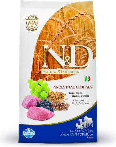 N&D Low Grain DOG Adult Jehněčí s borůvkami 2,5 kg